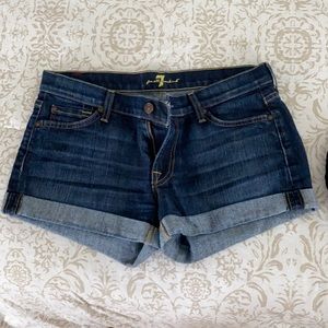 7 For All Mankind Denim Shorts